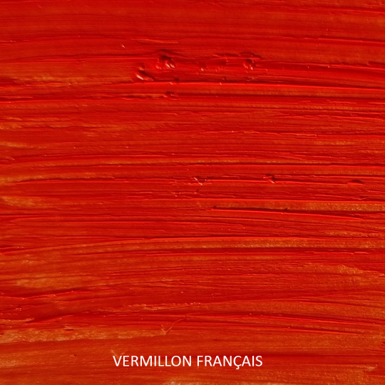 Vermillon Français   Baton à l'huile