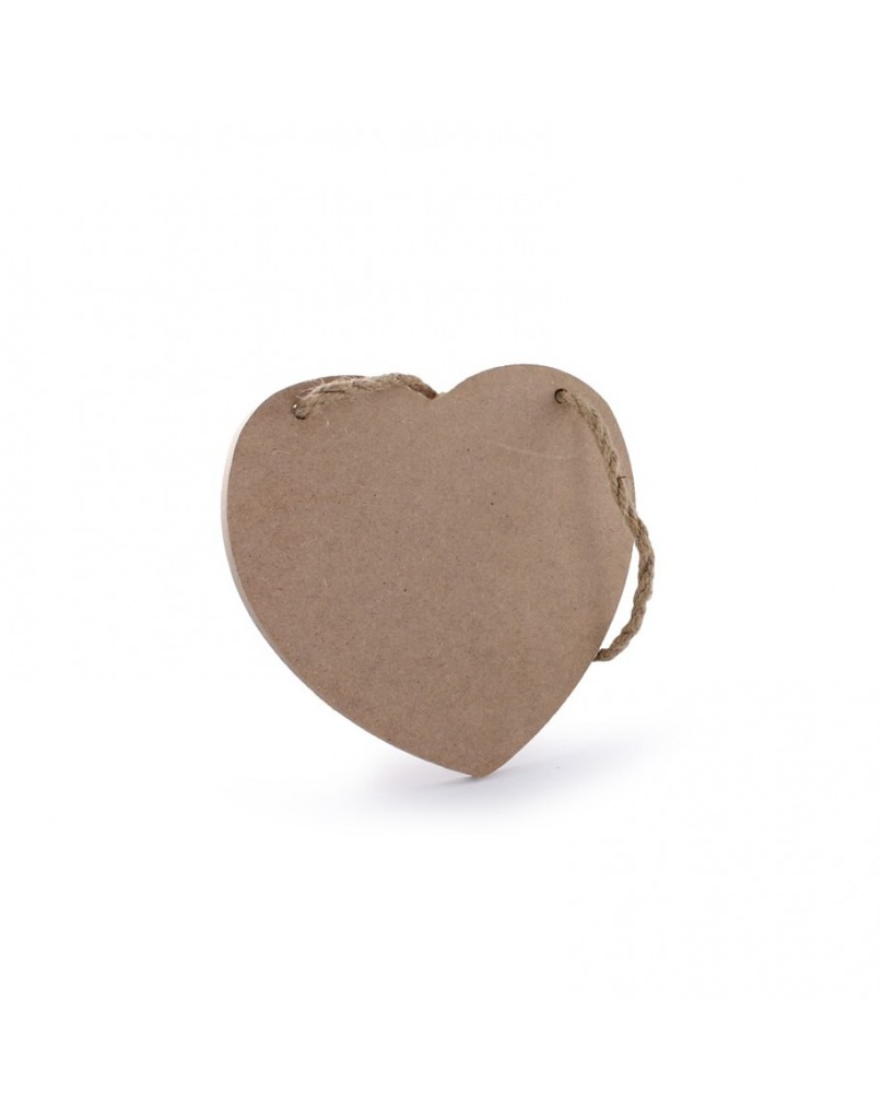 Coeur en bois 17 cm