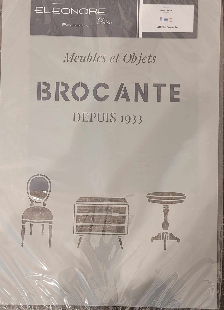 Affiche Brocante