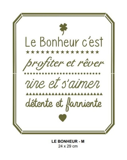 Le bonheur