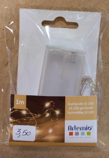 Guirlande 10 LED 1m